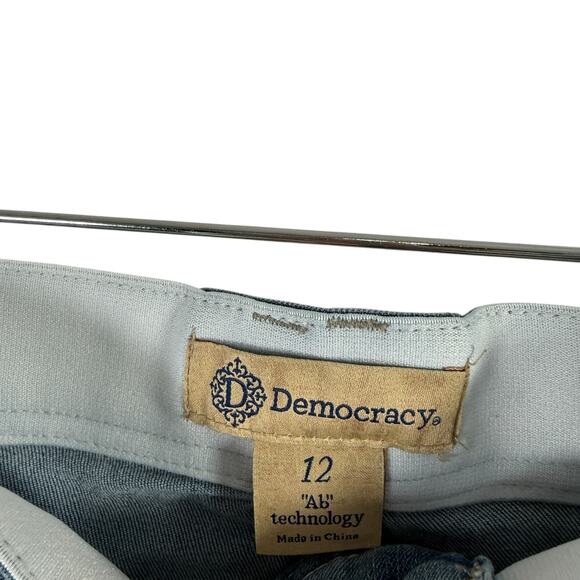 Democracy "Ab" Technology Light Wash Skinny Jeans Stretch Capsole Womens Size 12 - Picture 3 of 7